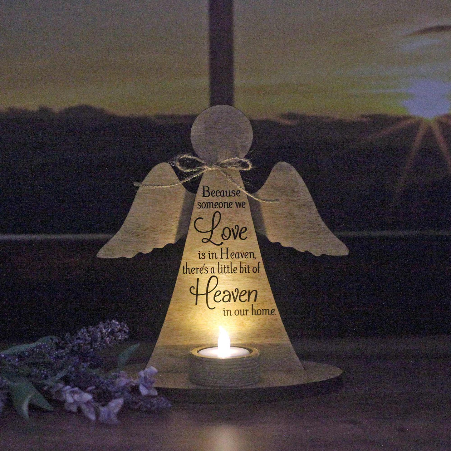 engraved angel wings