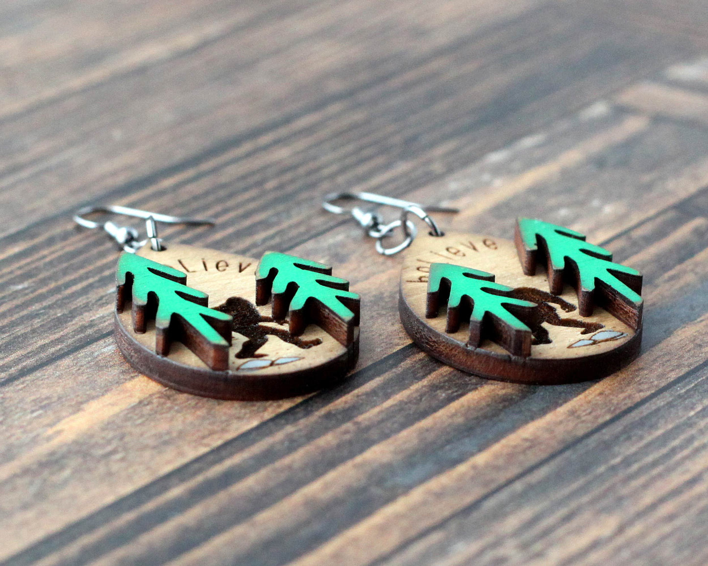 sasquatch earrings