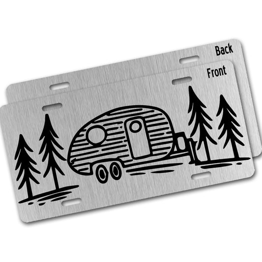 camper front license plate
