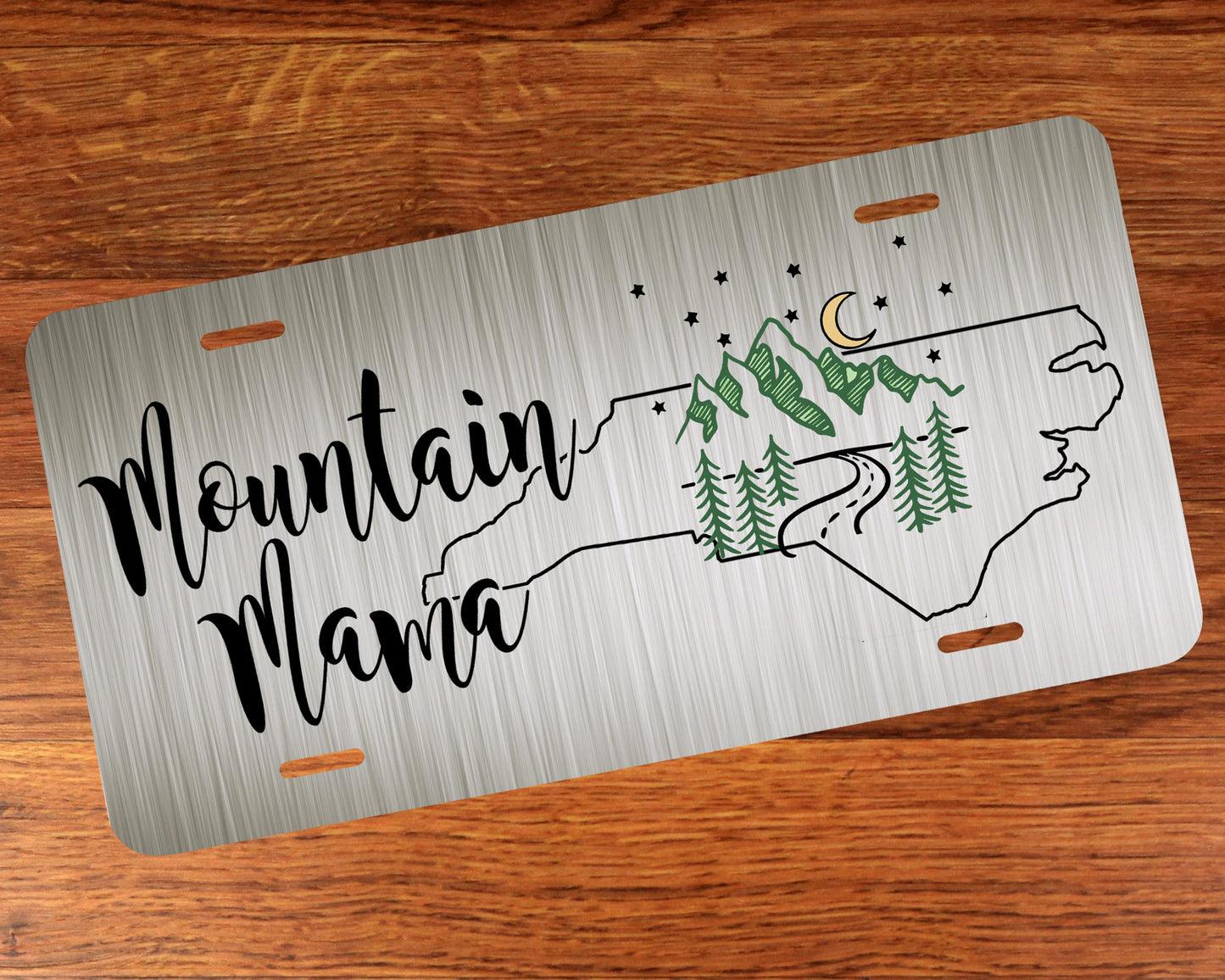 North Carolina License Plate, State Front License Plate, Mountain Mama Vanity License Plate, Custom License Plate, Car Tag, Gift for Women