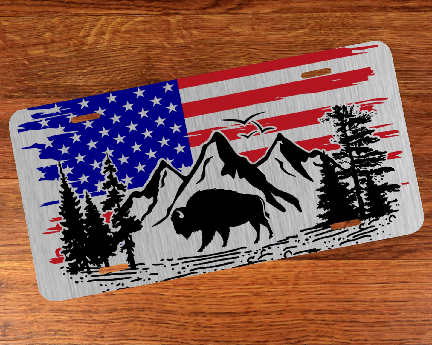 bison license plate