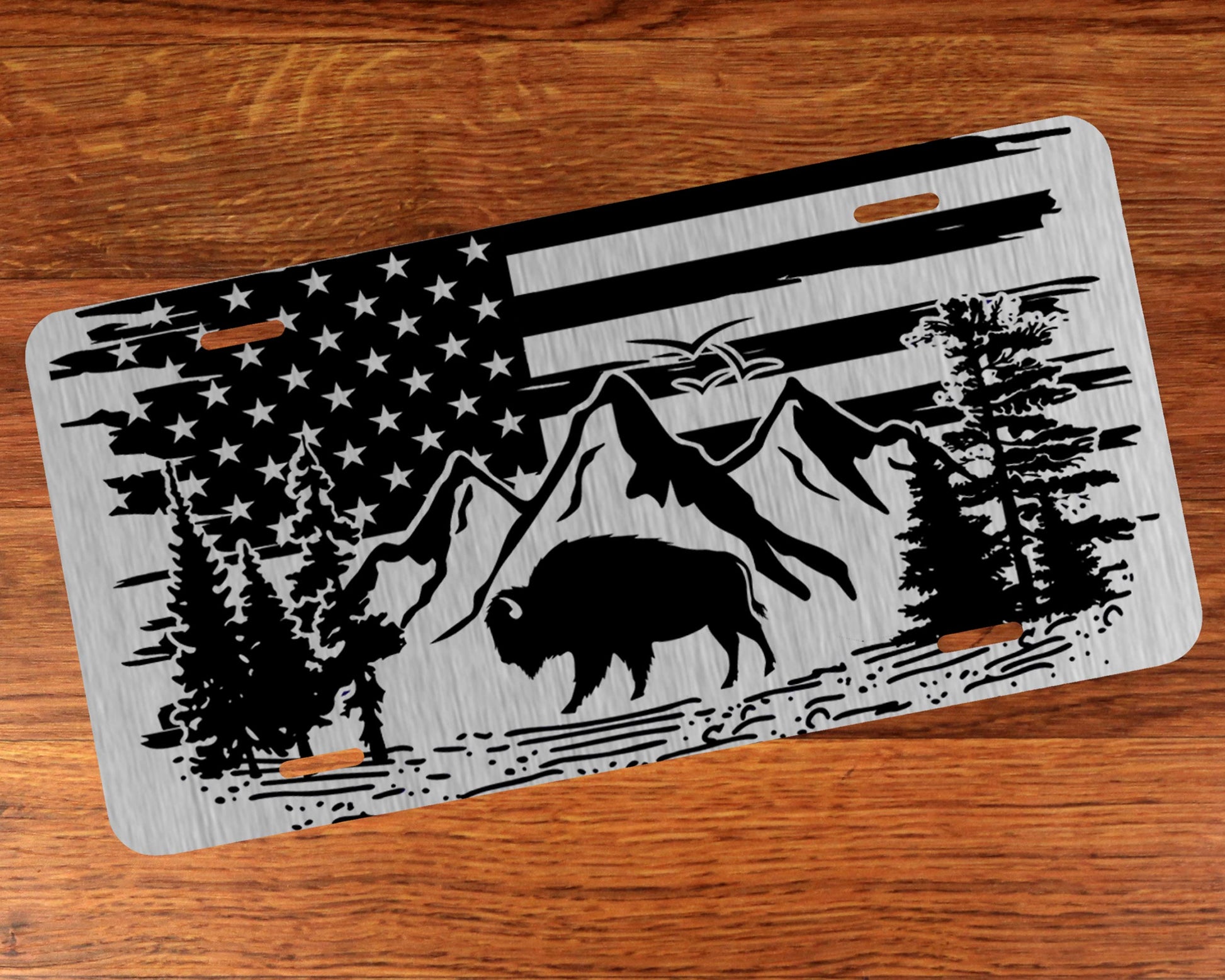 bison license plate