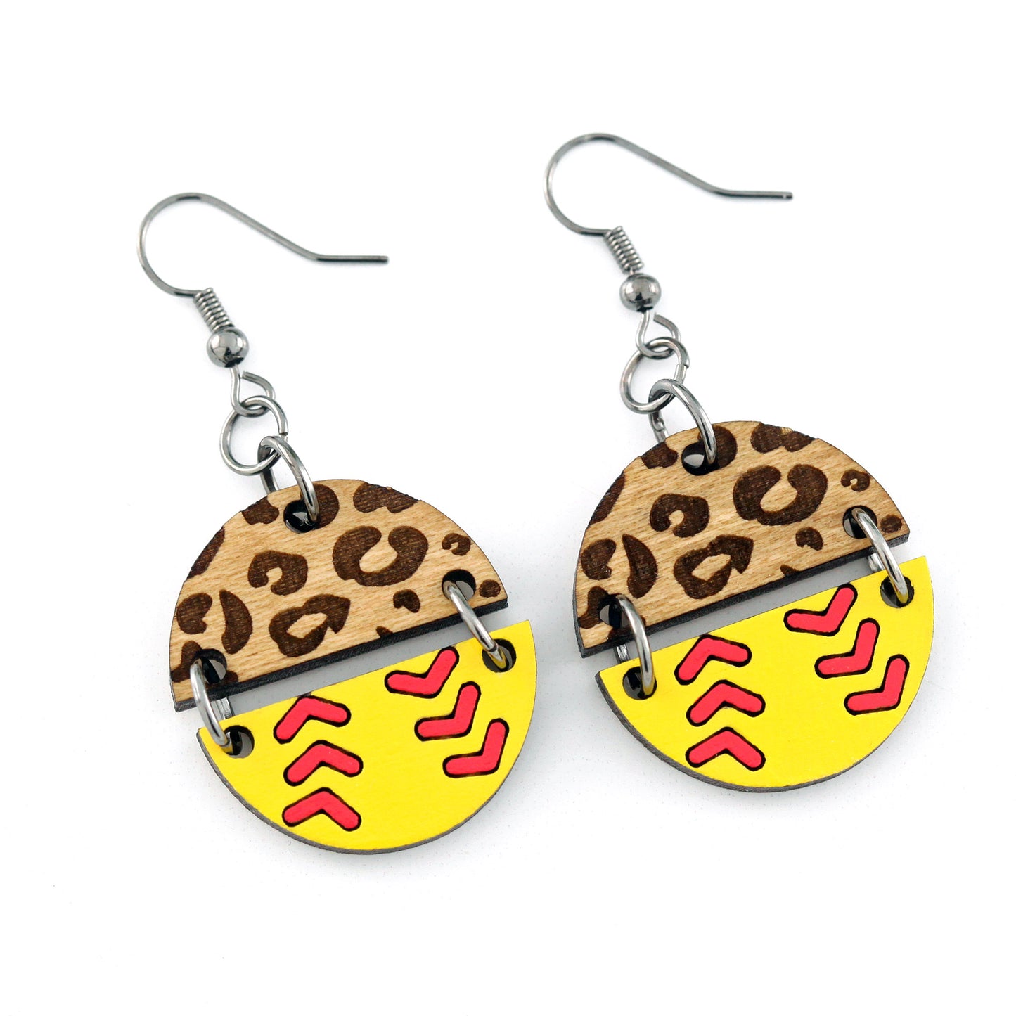 cheetah print earrings