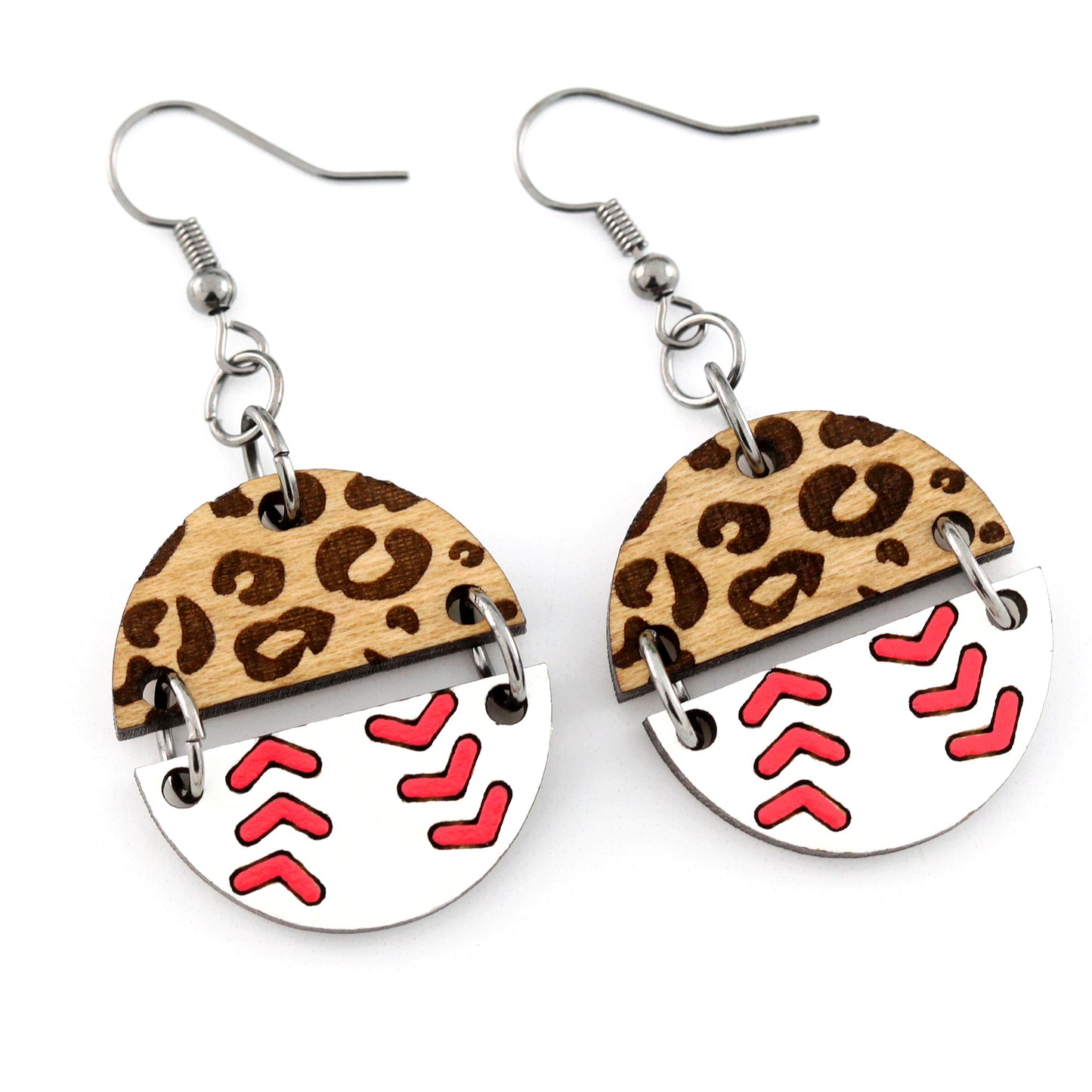 cheetah print earrings