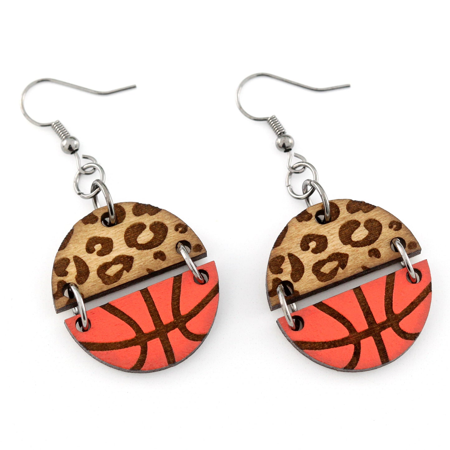 cheetah print earrings