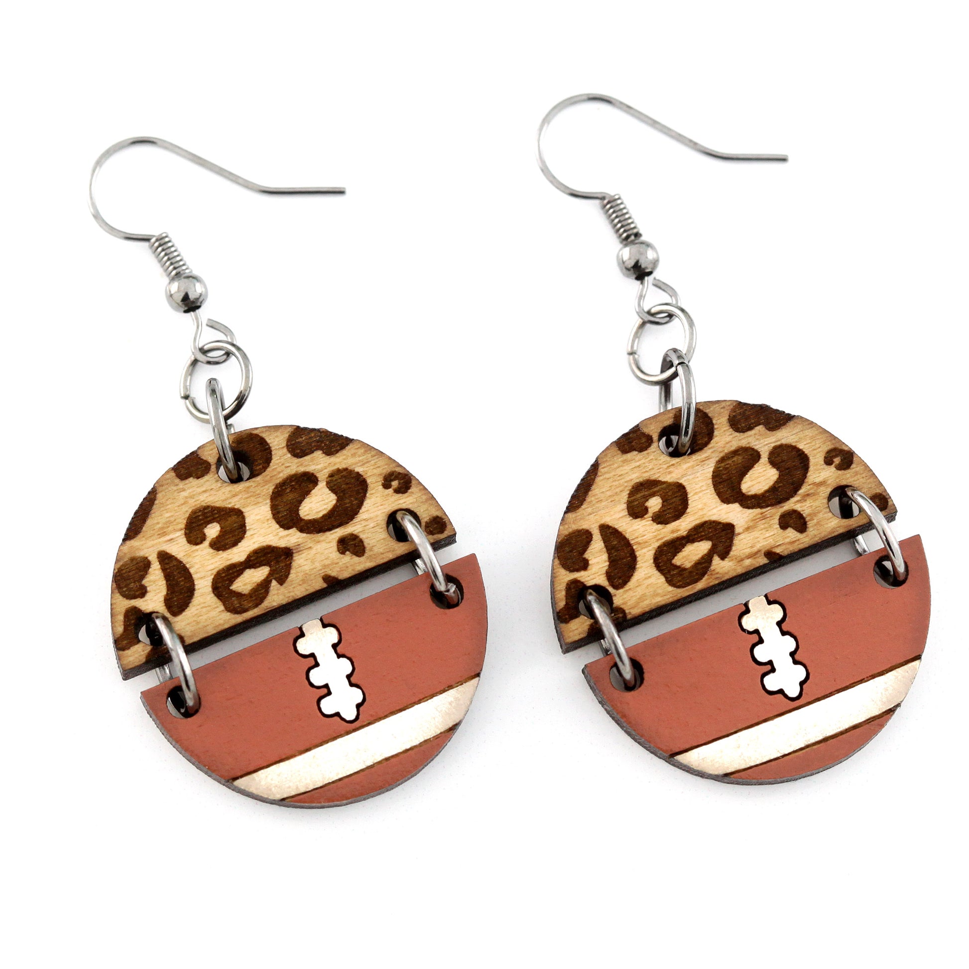 cheetah print earrings