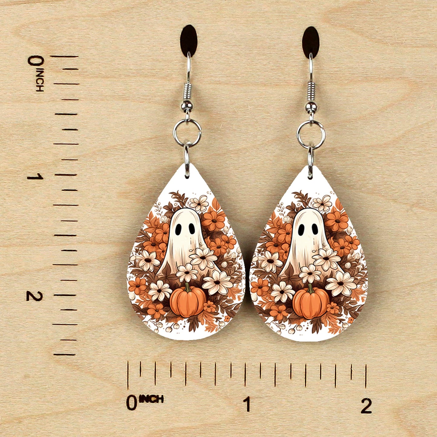 ghost halloween dangle earrings
