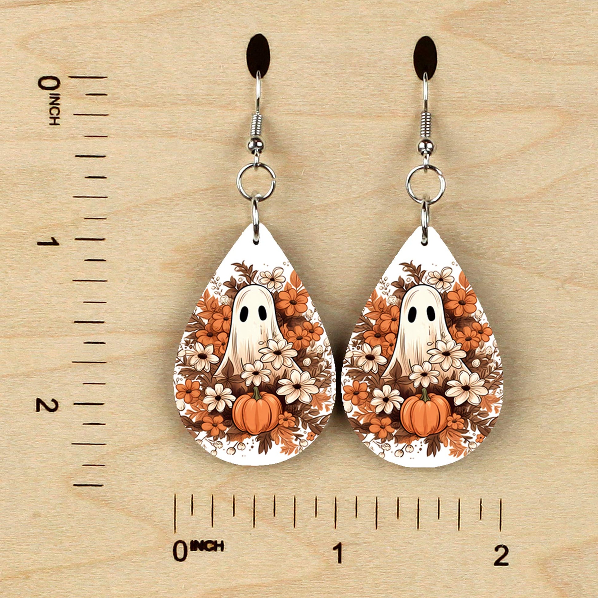 ghost halloween dangle earrings