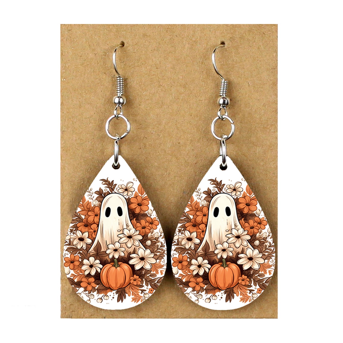 ghost halloween earrings