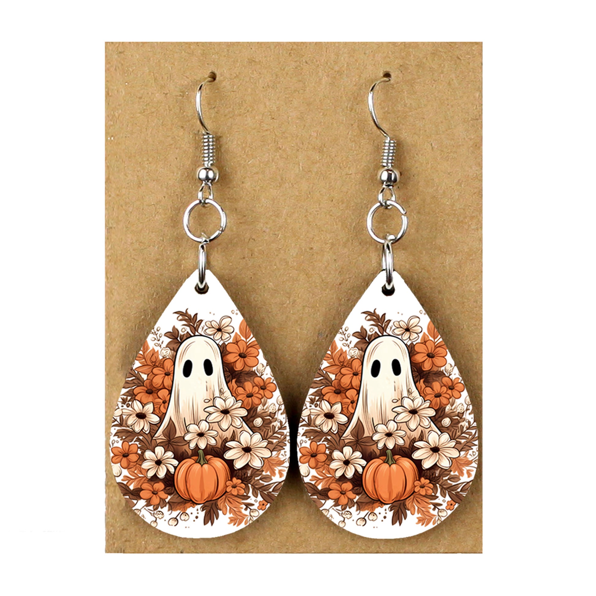 ghost halloween earrings