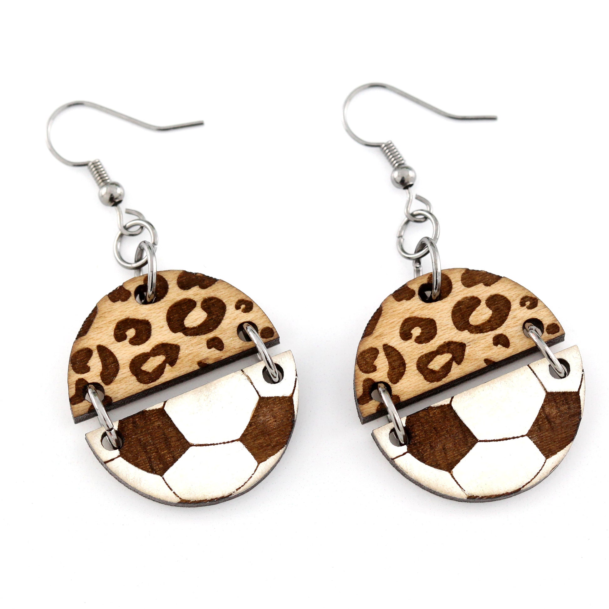 cheetah print earrings
