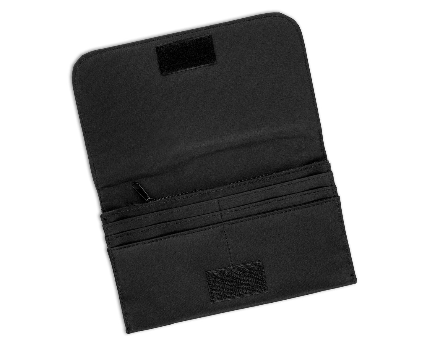 Ladies wallet with Velcro closure on a white background
