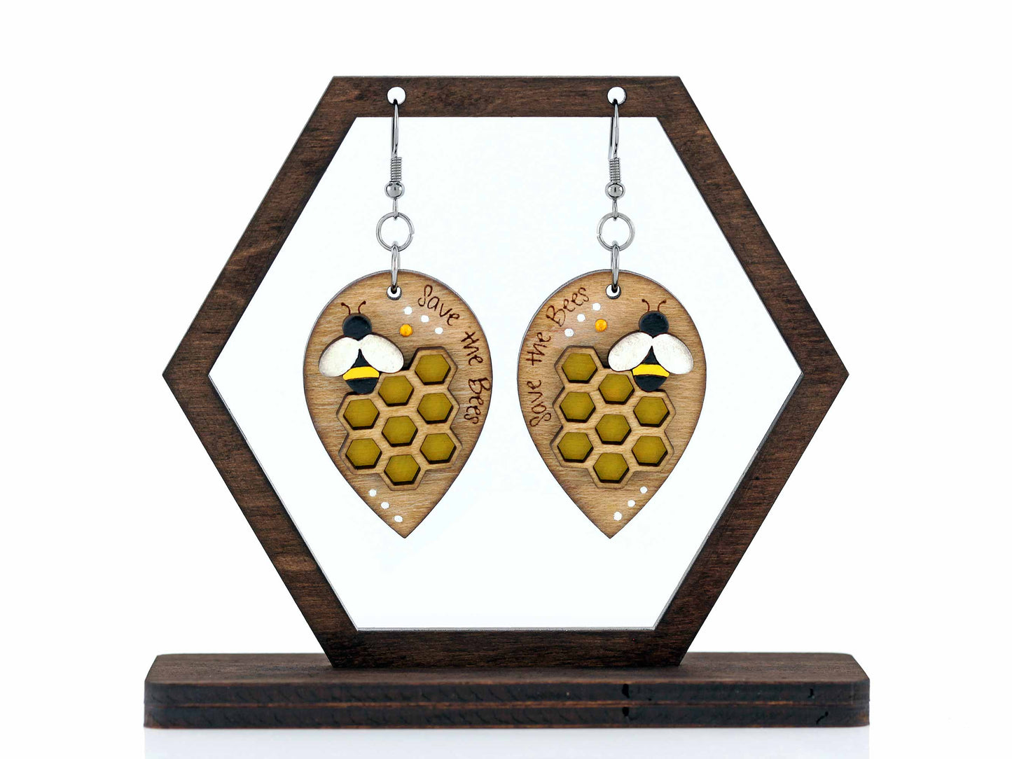save the bees earrings