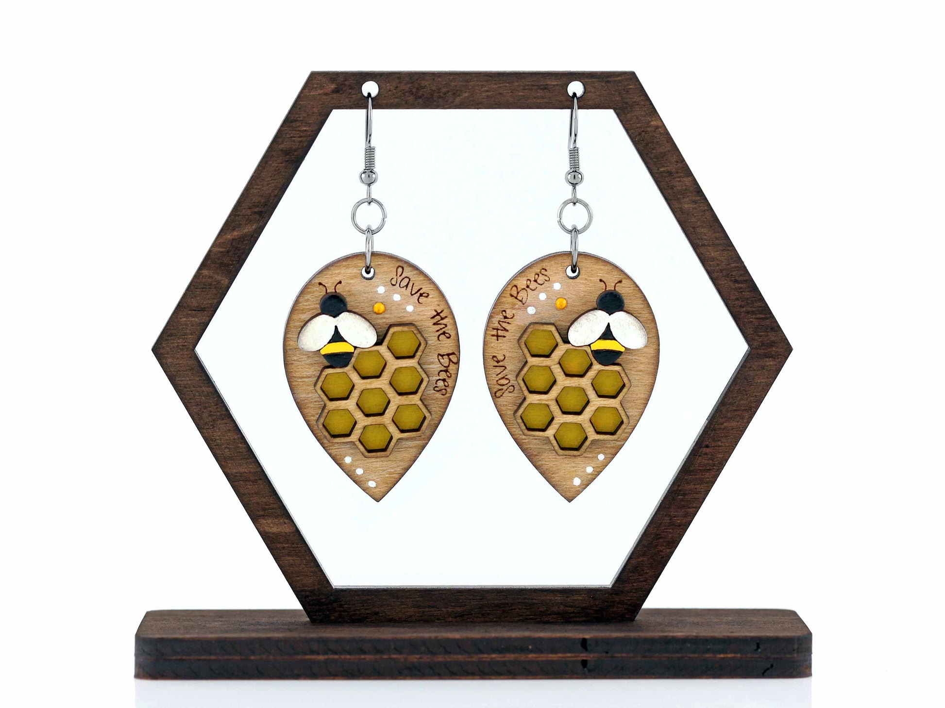 save the bees earrings