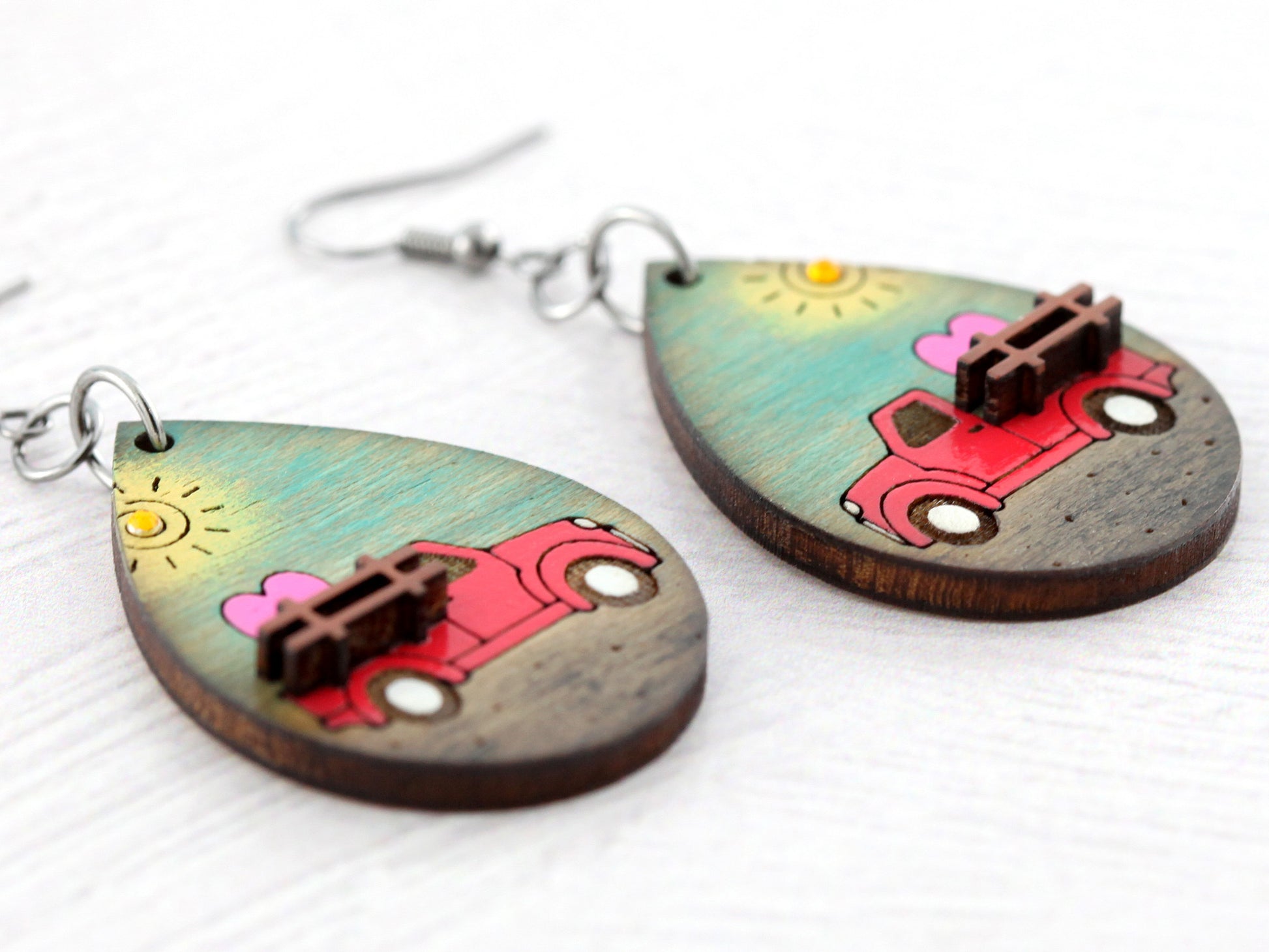 truck earrings