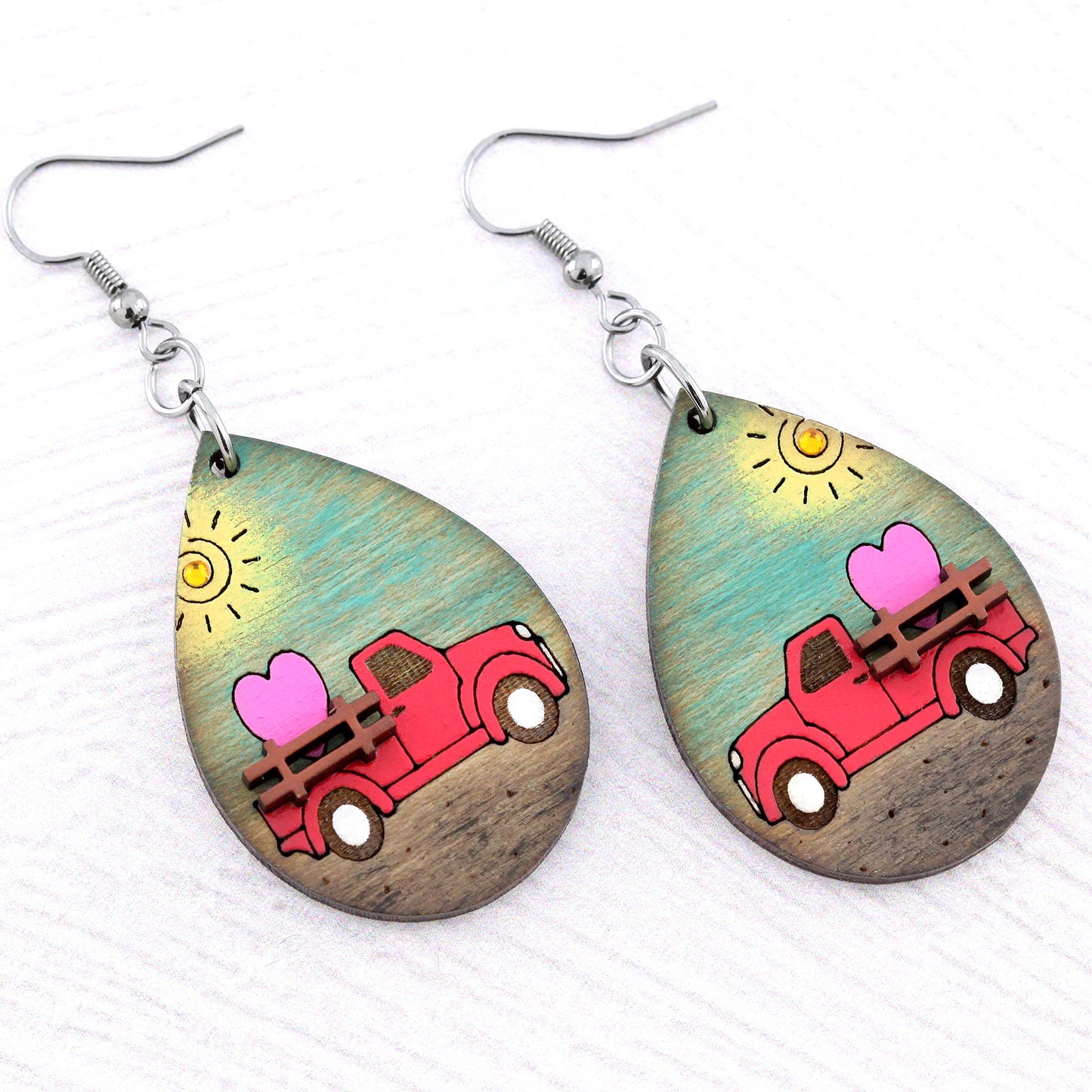 valentine earrings