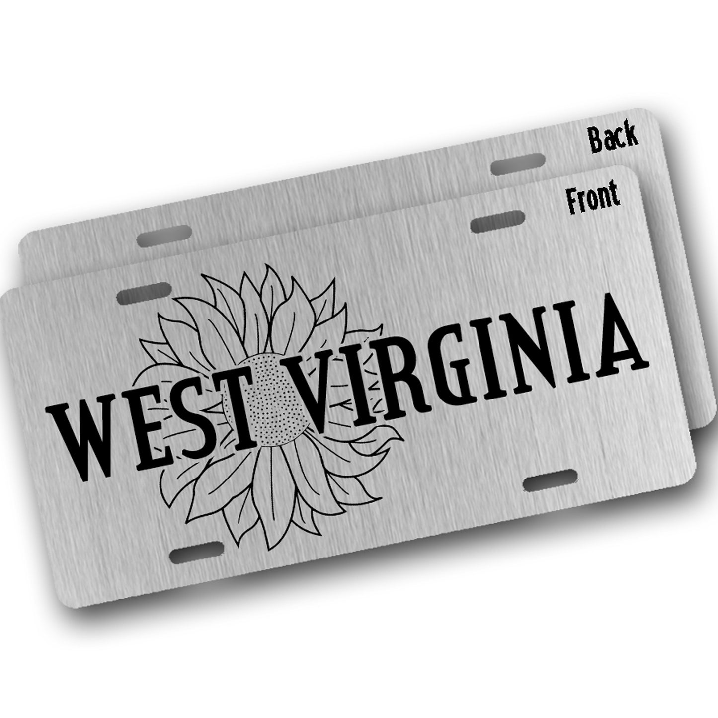 west virginia front license plate